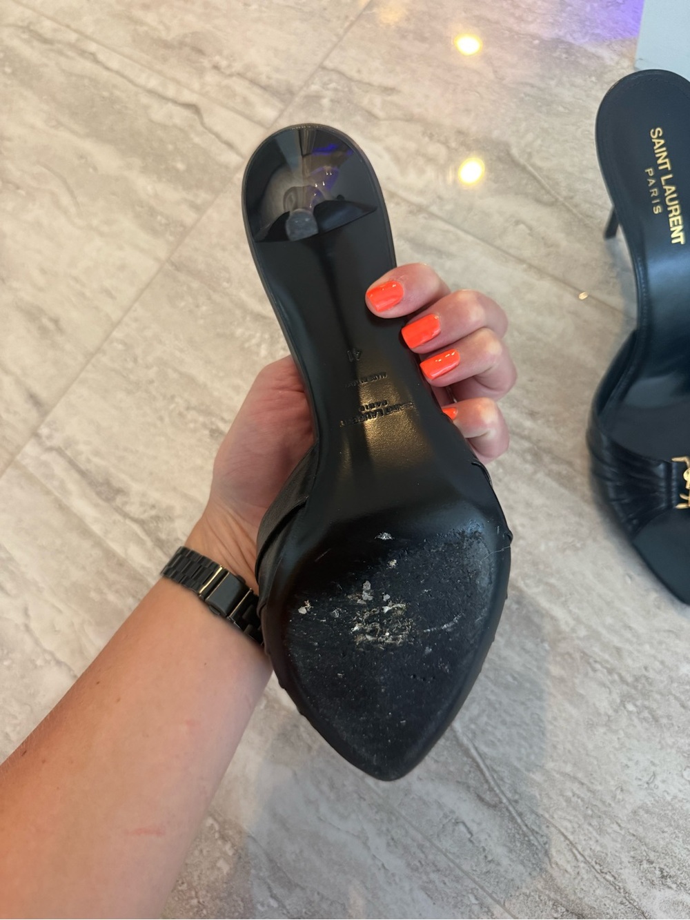 Saint Laurent YSL babylone mule - Picture 4 of 8